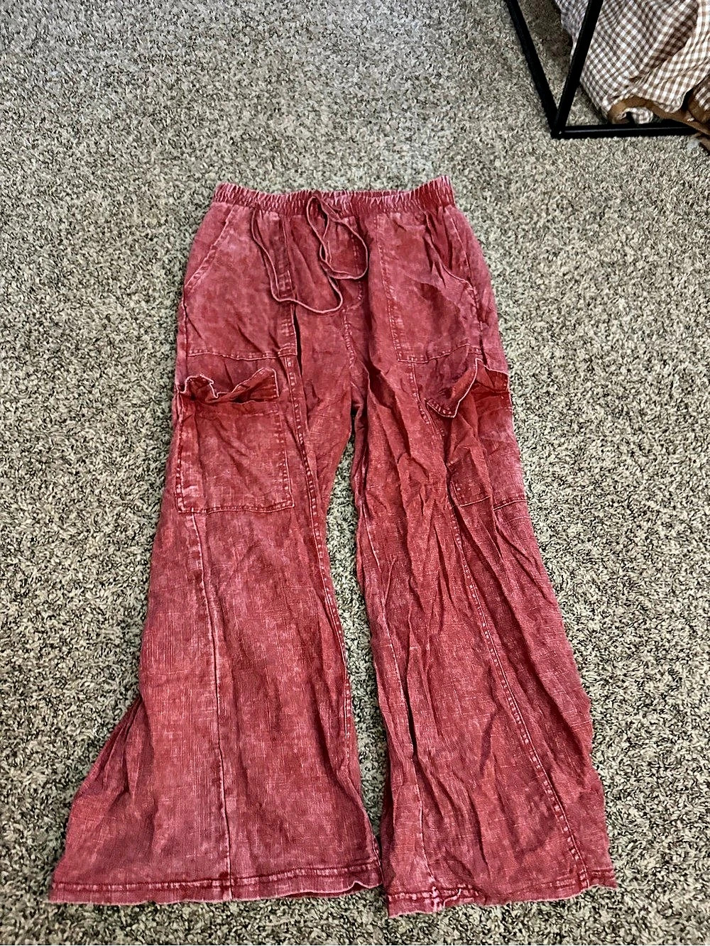 Wide-Leg Pants in Pink Like New